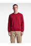 Cotton Long Sleeve Raised Crew Neck Men's Basic Sweatshirt