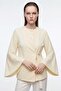 Women's Long Sleeve Shirt with Tie Detail