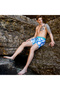 Sailboats Men Swim Trunk S Size - 5