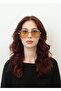 Unisex Pilot Sunglasses Gold Color Frame Beige Glass Uv Protection York C3 - 2