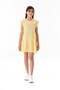 Girl's Dress with Laced Collar - 2