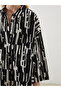 Nevavm Women's Beach Dress with Shirt Collar Pattern with Difference - 3