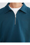 Esvab • Modern & Distinctive Devrik Roba Collar Men's Thick Sweatshirt - 4