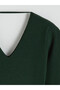 Esvab • Modern & Distinctive V-Fitted Ribbed Knit Dress - 7