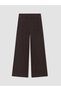 Alita City Lcw Modest Brown Denim Straight Wideleg High Waist Wide Leg Women's Jean Pantolo - 6