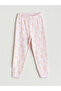 Crew Neck Printed Girls' Pajamas - 8