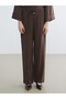 Trendlucky Women's Wide Leg Pants with Elastic Waist and Difference in Color - 2