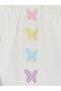 Two Mt Shop Quality Lcw Kids White Gabardine Embroidered Girls' Shorts - 5