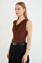 Degaje Yaka Slim Fit Snap Fastener Bodysuit - 3