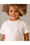 Girl's Floral Embossed Short Sleeve T-Shirt 2-10 Years White - 2