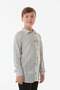 Striped Buttoned Camisole Boy's Shirt - 4