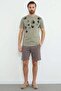 A Embroidered Waist Tie Pocket Shorts - 7
