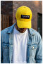 Embroidered Cotton Yellow Cap - Casual Street Style - 7