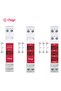 single-phase Single/ Dual/ Triple Ways Din Rail Mount Voltage Meter 11V-310V DC Mini Modular Voltmet - 6