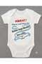 Keep Your Social Distance Please Pandemic Written Baby Bodysuit White Badi Zıbın 5134
