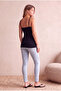 Ink Black Round Neck Rope Strap Women's Top Harleen - 7