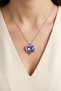 Steel Dolphin Heart Necklace 45 cm |   Silver Color Non Tarnish Jewelry Women Steel Necklace