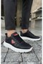 Malory Black White Sole Matte Leather Lace-Up Men's Sports Shoes