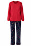 100% Cotton Long Sleeve Cuffed Women's Pajama Set with Pockets 98515-516 - 4