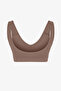 Brown Seamless Top - 2