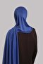 Indigo Plain Classic Shawl Viscose Fabric Lycra Combed Cotton 202101_34 - 3