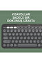 K380s Pebble Keys 2 Çoklu Cihaz Özellikli Bluetooth Türkçe Q Klavye, Siyah 920-011859 - 5
