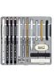Diamond Box Luxury Drawing Premium Drawing Set 15 Pieces Metal Box 40047 - 2