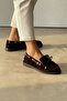 Softee Brown Genuine Leather Loafer - 4