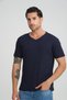 V-Neck T-Shirt with Floral Pattern, Regular Fit (E24-74602) - 4