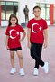 Turkish Flag Printed Unisex Kids T-Shirt