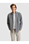 Gray Regular Fit Striped Long Sleeve Shirt 50316710-Vr024