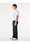 Regular Waist Cotton Straight Fit Jean Pants - Mark Jean - 2