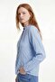 Women's Buttoned Shirt with Stripe Detail - 2