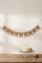 Gold Star Happy Birthday Flag Pennant 10 Flags