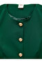 Slim Fit Jeweled Buttoned Crew Neck Belted Peplum Vest - 7