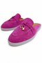 Real Leather Fuchsia Suede Daily Women's Slippers - 3