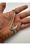 Unisex Necklace with Axe Figure – Gothic and Mythological Zamak Plated Accessory with 60 cm Chain - 2