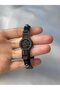 Black Left Hand Note Symbol Men's Women's Unisex Bracelet Leather Adjustable Strap - 2