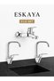 Corner Pipe 3-Piece Mix Set Kitchen - Sink and Bathroom Faucet Tap - 4