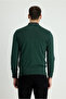 V-Neck Slim Fit Slim Fit Cotton Knitwear Sweater - 3