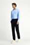 7 Drop Slim Fit Classic Fabric Trousers with Elasticated Waist and Drawstring - 2