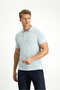 Slim Fit Slim Fit Embroidered Cotton Polo Neck T-Shirt - 4