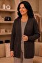 Women's Openwork Knitted Patterned Long Sleeve Knitwear Cardigan (Size 80 Width 56) - 2