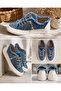 Stone Detailed White Sole Women's Sneaker - 7