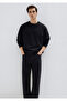 Crew Neck Black Basic Sweatshirt 0S10276-900 - 2