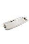 Silver Wave Handle Tray 49X20X6 cm