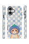 حافظة آيفون 17 فوريان ذات الطبقات المزدوجة بتصميم Blueberry Cat Check - 2