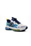 2196 White Navy Blue Kids Sneakers - 2