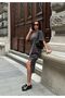 Women's Washable Stoned Slit Dress - 2