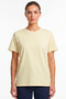 Women's Vision Crew Neck Premium Quality Dense Textured Cotton T-Shirt Yellow W101-R0220-03